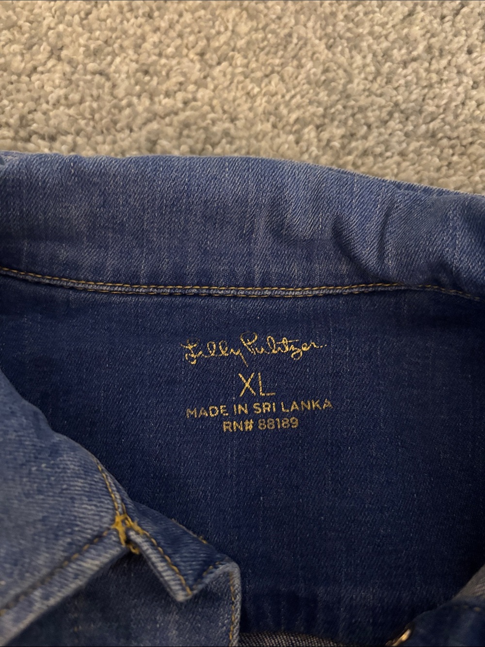 Lilly Pulitzer Denim Jacket - Picture 2 of 4